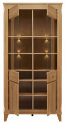 REG2W2D BERGEN BRW Glass-Fronted Cabinet