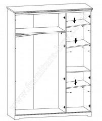 SZF3D PATRAS BRW Wardrobe