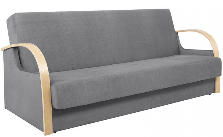 JEFF 3K BRW 3 Seater Sofa Bed Grey