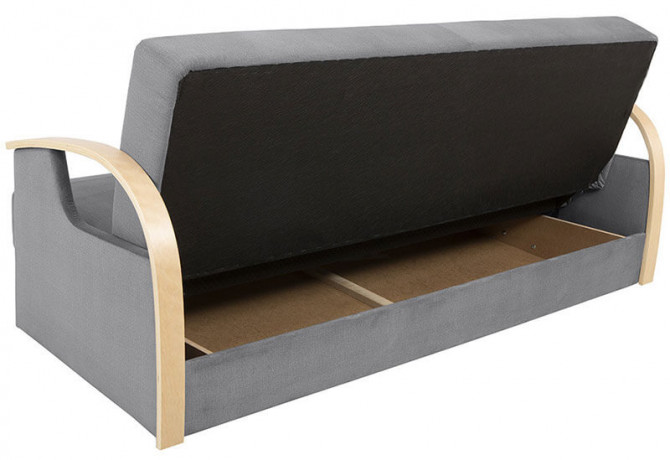 JEFF 3K BRW 3 Seater Sofa Bed Grey