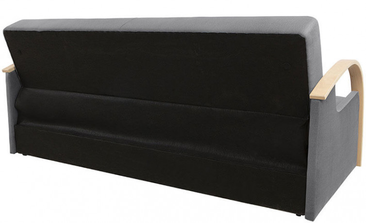 JEFF 3K BRW 3 Seater Sofa Bed Grey