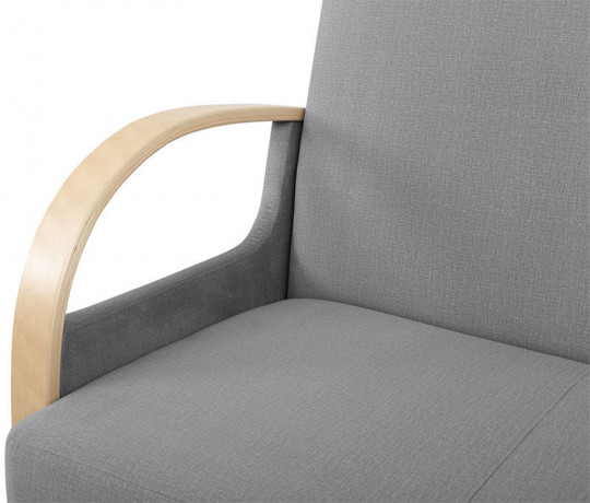 JEFF 3K BRW 3 Seater Sofa Bed Grey