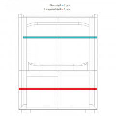 RIVA MEBIN Cabinet with Drink Section