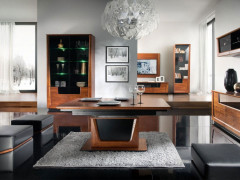 MAGANDA Double Glass-Fronted Cabinet MEBIN