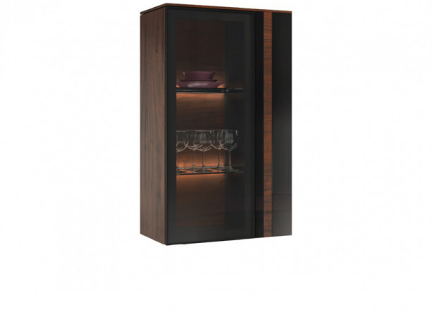 VIGO 1DS Right Wall Glass-Fronted Cabinet MEBIN
