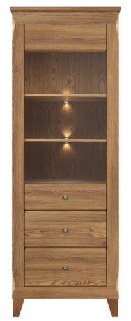 REG1W2S BERGEN BRW Glass-Fronted Cabinet