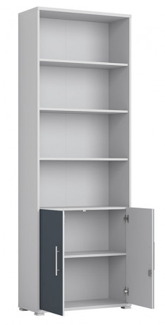 REG2D/220 OFFICE LUX BRW Shelf Unit