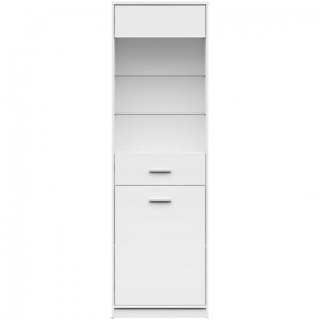 REG1D1W NEPO PLUS BRW Glass-Fronted Cabinet
