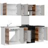 JUNONA LINE 230 BBL Kitchen Set Dark Delano Oak