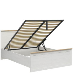 LOZ/160/B LOKSA BRW King Size Lift Up Storage Bed