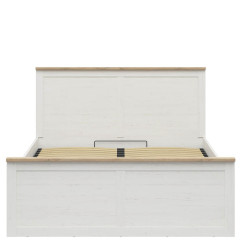 LOZ/160/B LOKSA BRW King Size Lift Up Storage Bed