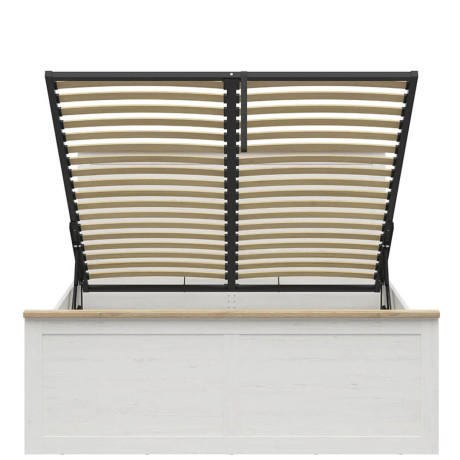 LOZ/160/B LOKSA BRW King Size Lift Up Storage Bed