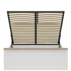 LOZ/160/B LOKSA BRW King Size Lift Up Storage Bed