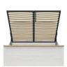 LOZ/160/B LOKSA BRW King Size Lift Up Storage Bed