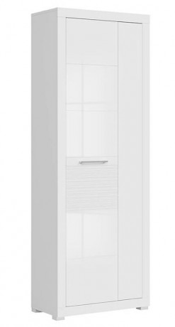 REG1L1D/20/7 FLAMES BRW Tall Cabinet