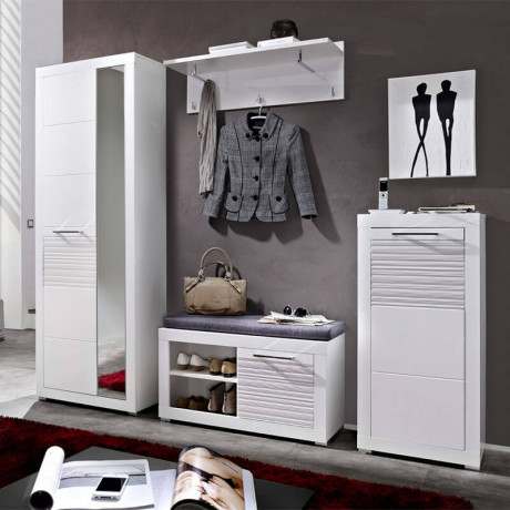 REG1L1D/20/7 FLAMES BRW Tall Cabinet