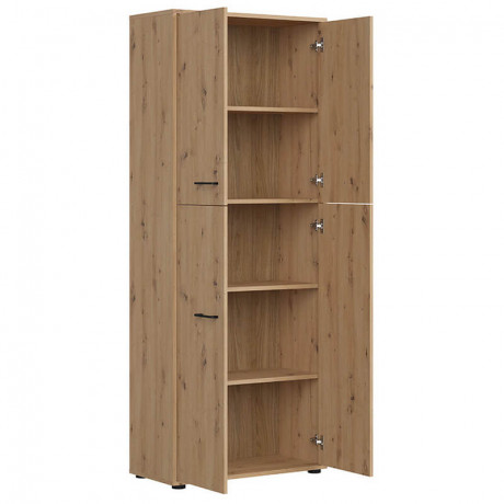 REG4D/200/F12 SPACE OFFICE BRW Tall Cabinet