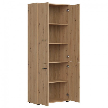 REG4D/200/F12 SPACE OFFICE BRW Tall Cabinet