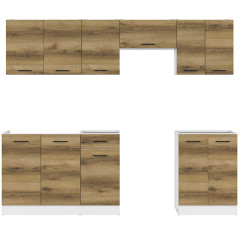 JUNONA LINE 240 BBL Kitchen Set Light Delano Oak