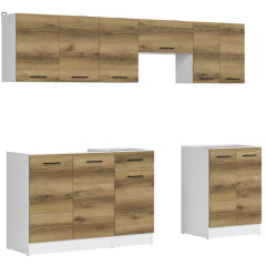 JUNONA LINE 240 BBL Kitchen Set Light Delano Oak