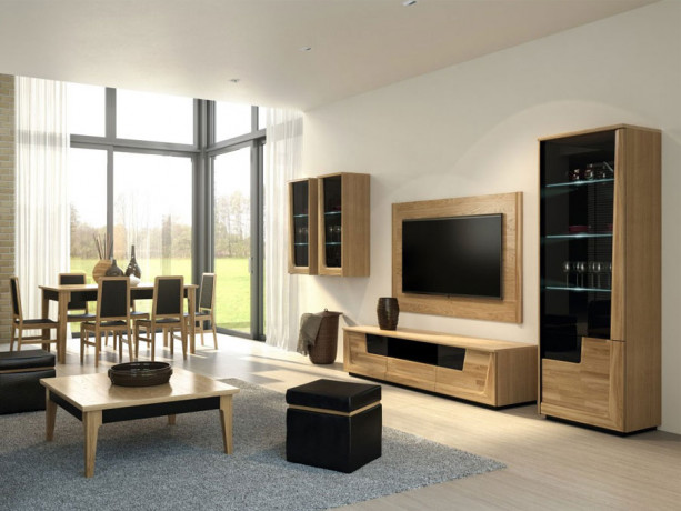 MAGANDA Right Glass-Fronted Cabinet MEBIN