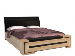 CORINO King Size Bed 160 with a Bench MEBIN