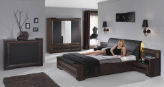 CORINO King Size Bed 160 with a Bench MEBIN