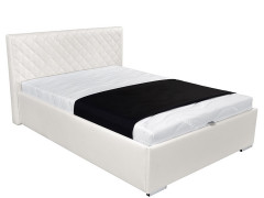 SYNTIA III BRW Upholstered Double Bed 140 White