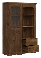 REG1W2S PATRAS BRW Glass-Fronted Cabinet