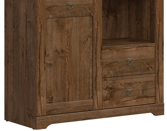 REG1W2S PATRAS BRW Glass-Fronted Cabinet