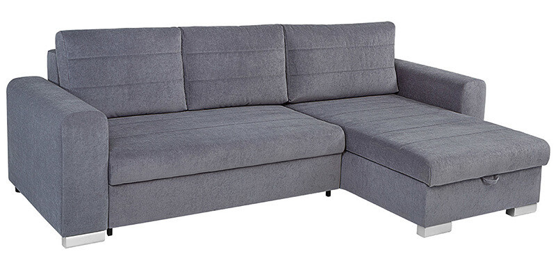 PASIR LUX 3DL BRW Corner Sofa Bed Grey