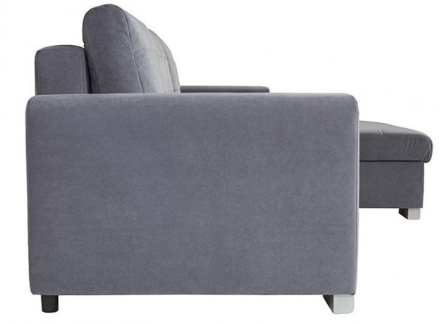 PASIR LUX 3DL BRW Corner Sofa Bed Grey