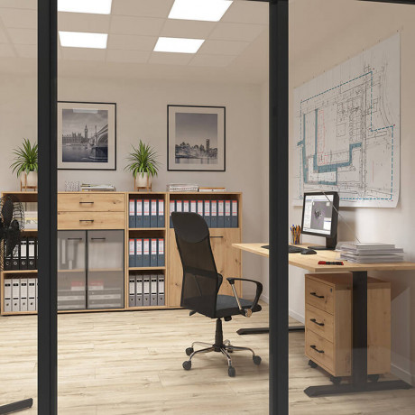 KTN3S SPACE OFFICE BRW Mobile Cabinet