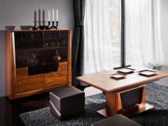 MAGANDA Low Glass-Fronted Cabinet MEBIN