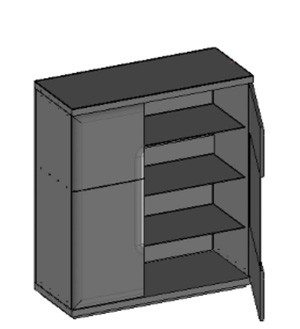 VERANO 1DS1D Left Cabinet with Drink Section MEBIN