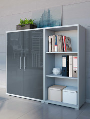 REG/53/114 OFFICE LUX BRW Shelf Unit