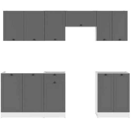 JUNONA LINE 240 BBL Kitchen Set Graphite