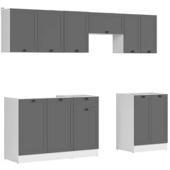 JUNONA LINE 240 BBL Kitchen Set Graphite