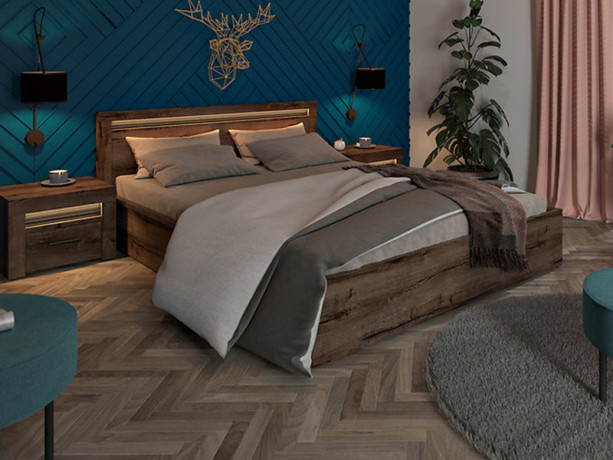 BAYLAR BRW Bedroom Furniture Set