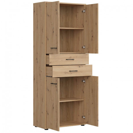 REG4D2S/200 SPACE OFFICE BRW Tall Cabinet