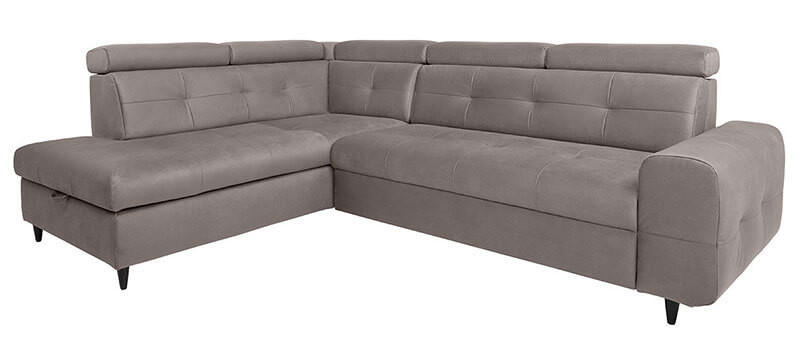 MATRAS 2F BRW Corner Sofa Bed Grey