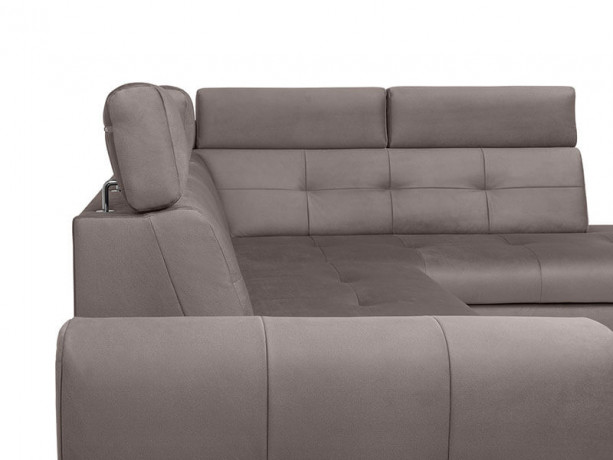 MATRAS 2F BRW Corner Sofa Bed Grey