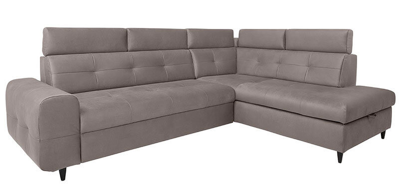 MATRAS 2F BRW Corner Sofa Bed Grey