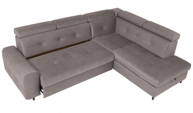 MATRAS 2F BRW Corner Sofa Bed Grey