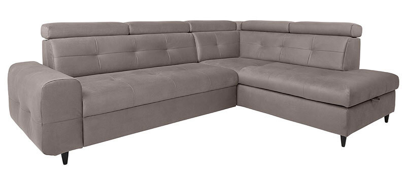 MATRAS 2F BRW Corner Sofa Bed Grey