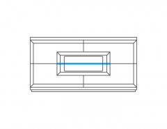 VERANO Cabinet with Drink Section MEBIN