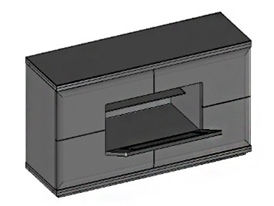 VERANO Cabinet with Drink Section MEBIN