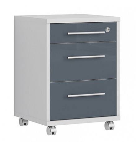 KON3S OFFICE LUX BRW Mobile Cabinet