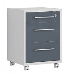 KON3S OFFICE LUX BRW Mobile Cabinet