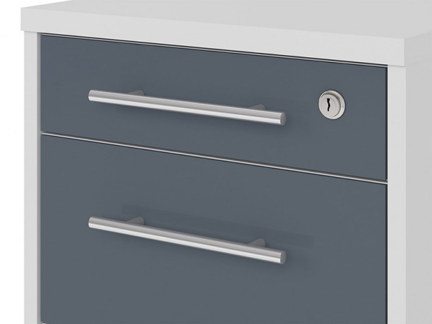 KON3S OFFICE LUX BRW Mobile Cabinet